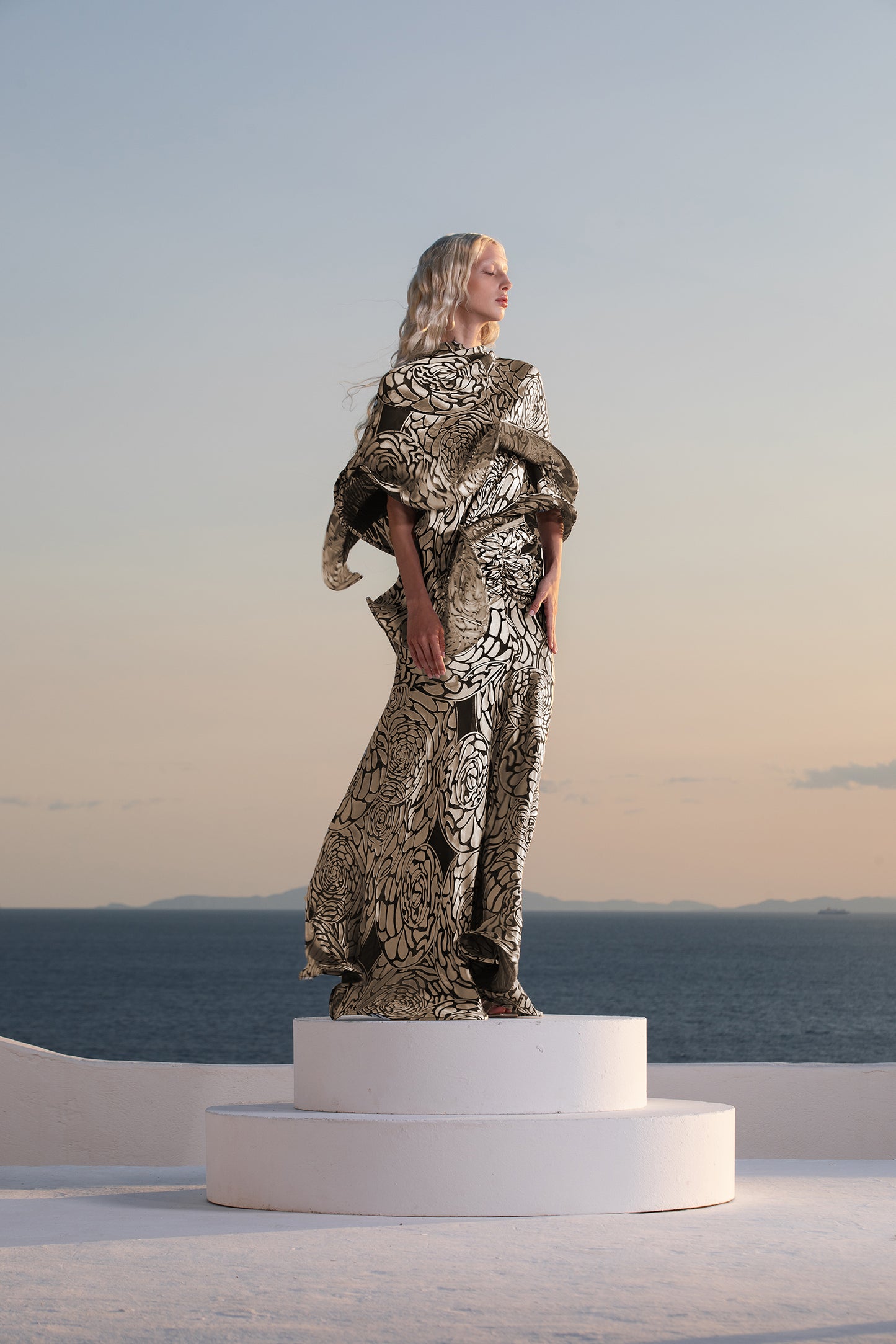 Ulla Skirt in Silk Burnout