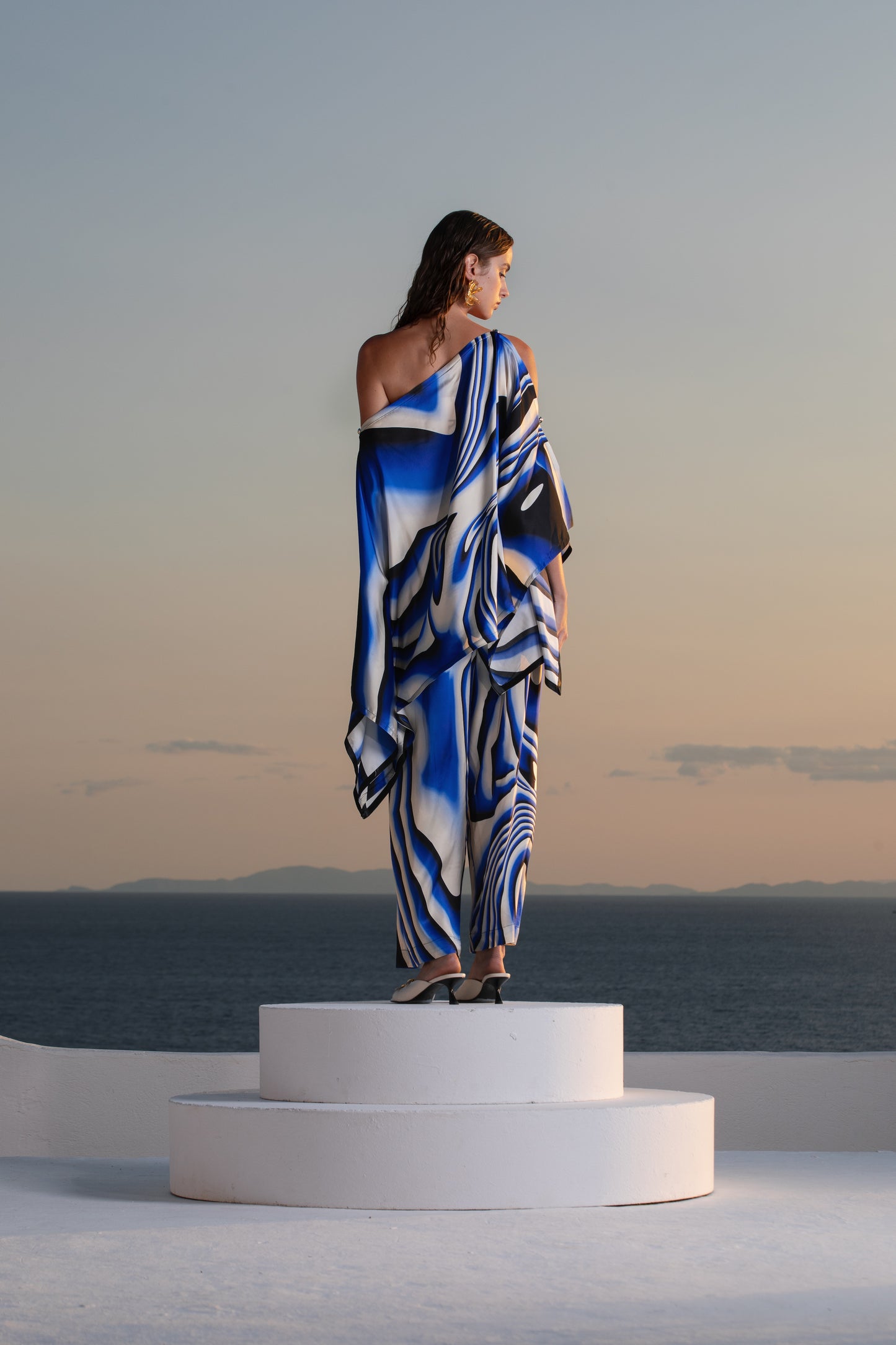 Theodora Palazzo Trousers in Viscose