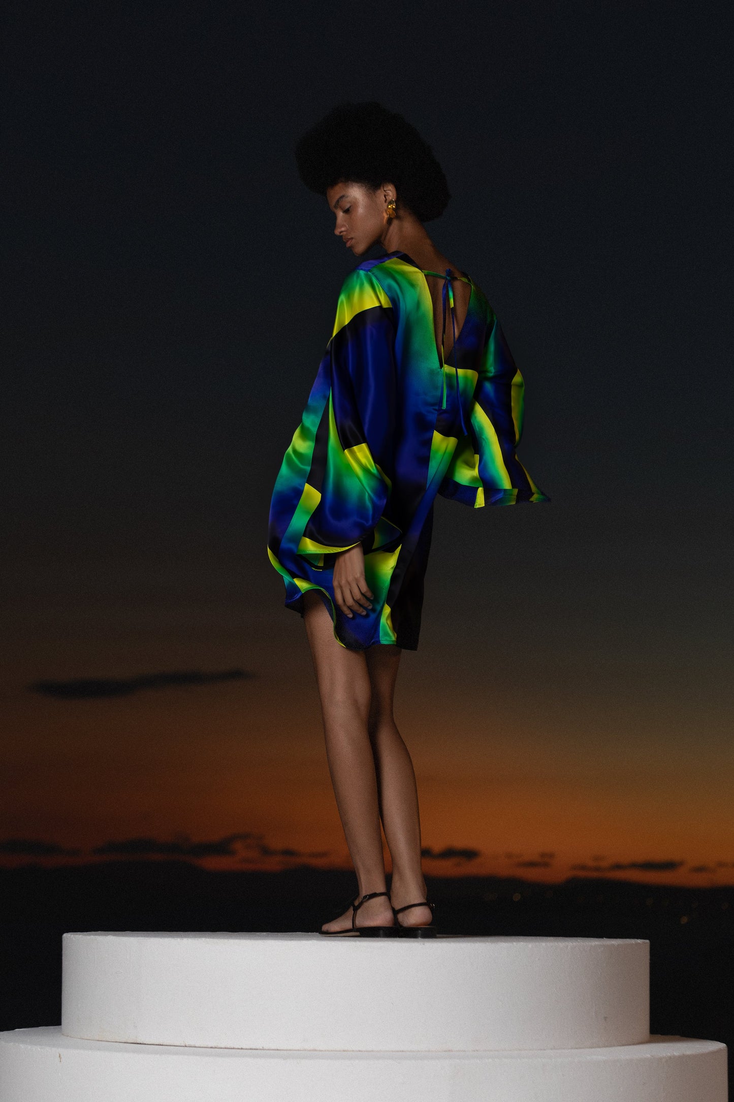 Athena Mini dress in Silk