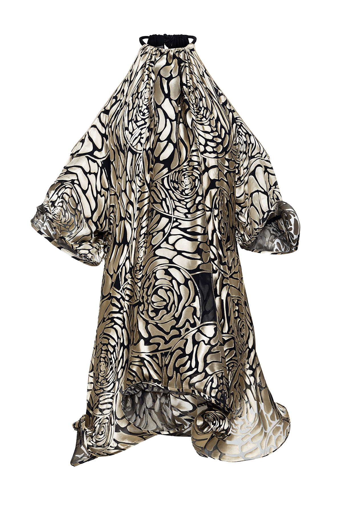 Chrysallis Mini Halterneck Dress in Silk.