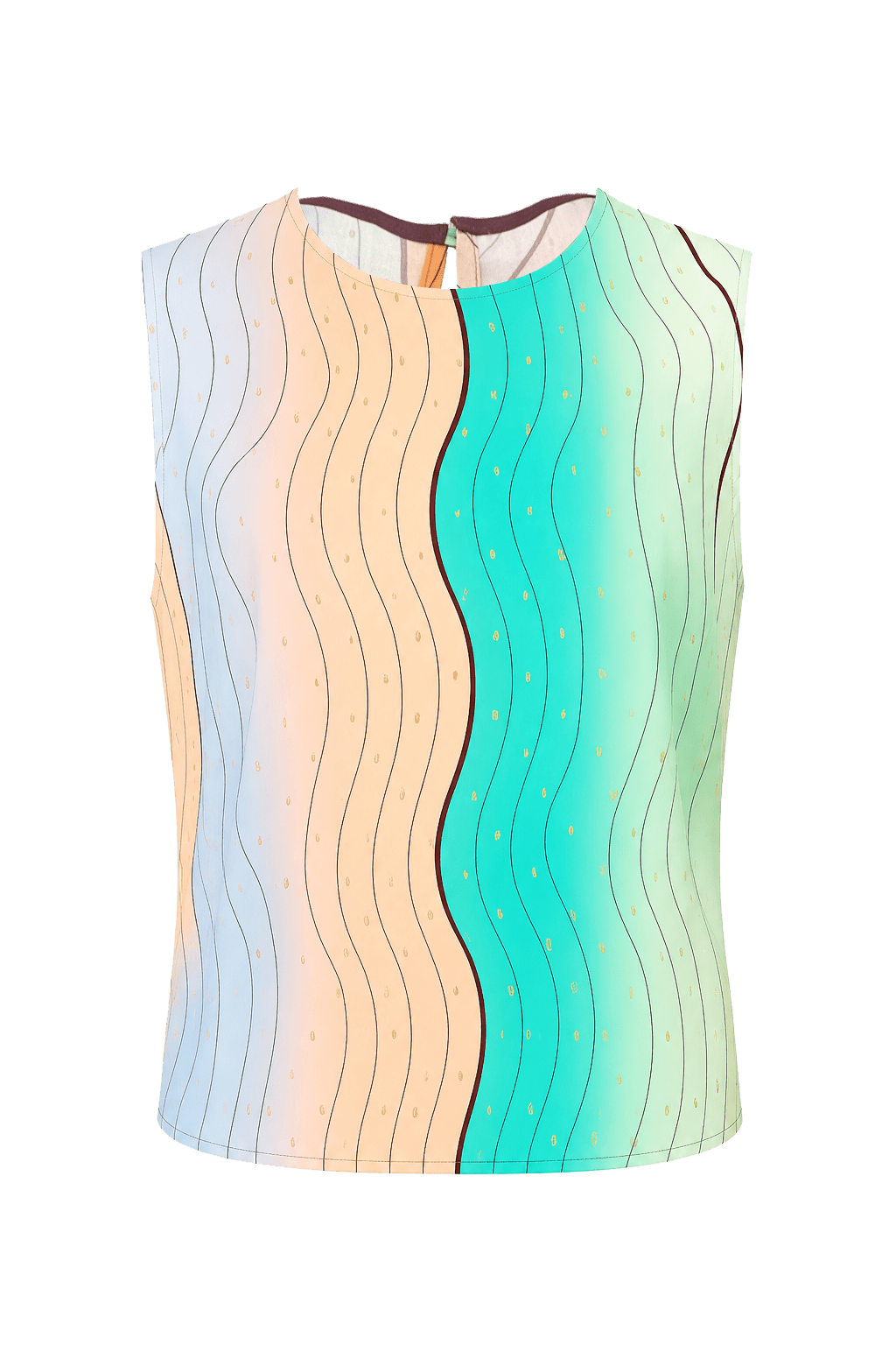 Danae top in Lurex