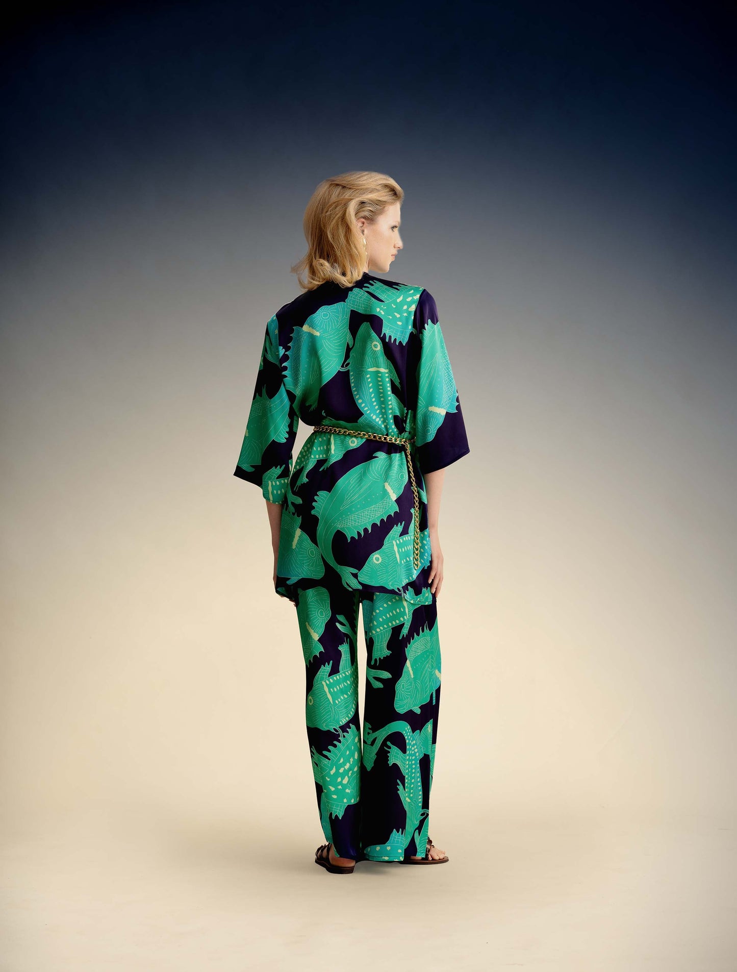 Elli trousers in viscose.