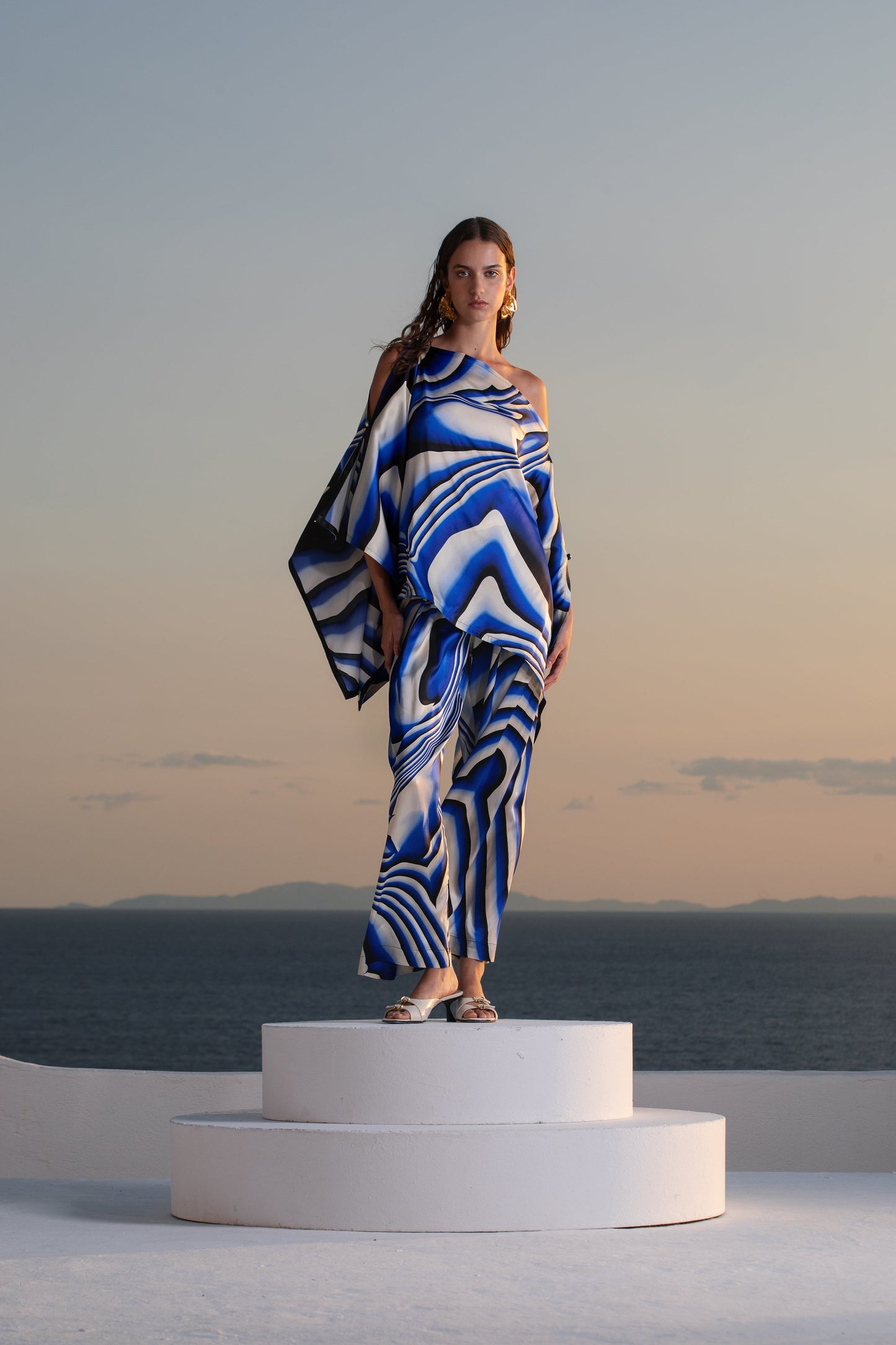 Theodora Palazzo Trousers in Viscose