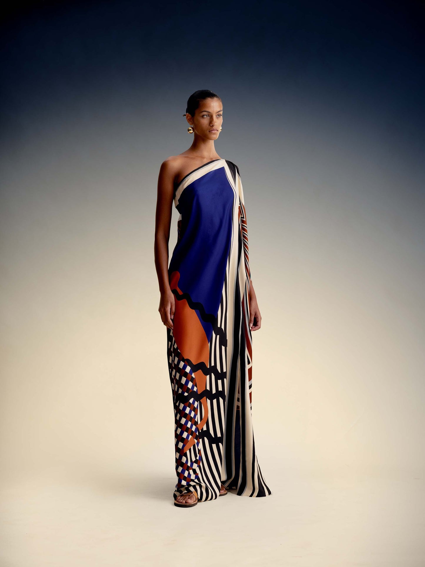 Kallas dress in Silk/Viscose