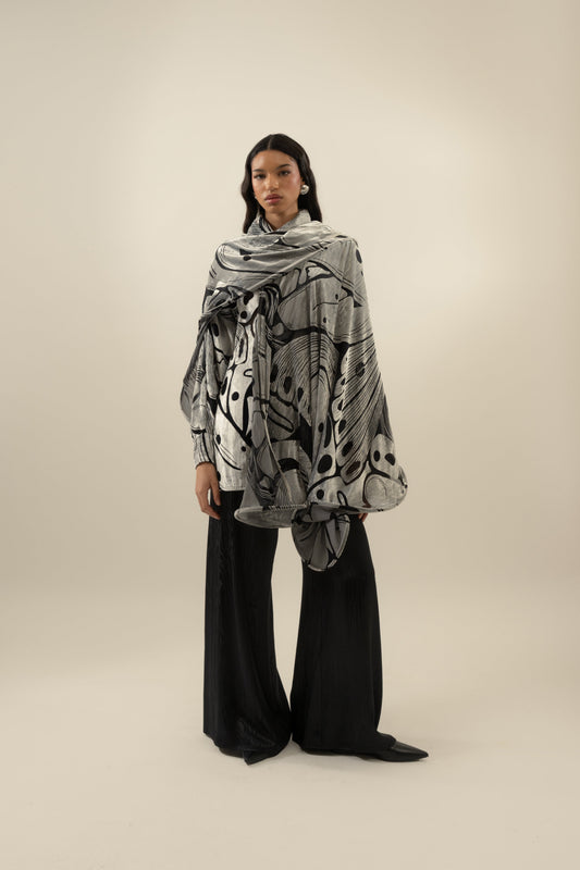Stellar Cape in Velvet Burnout