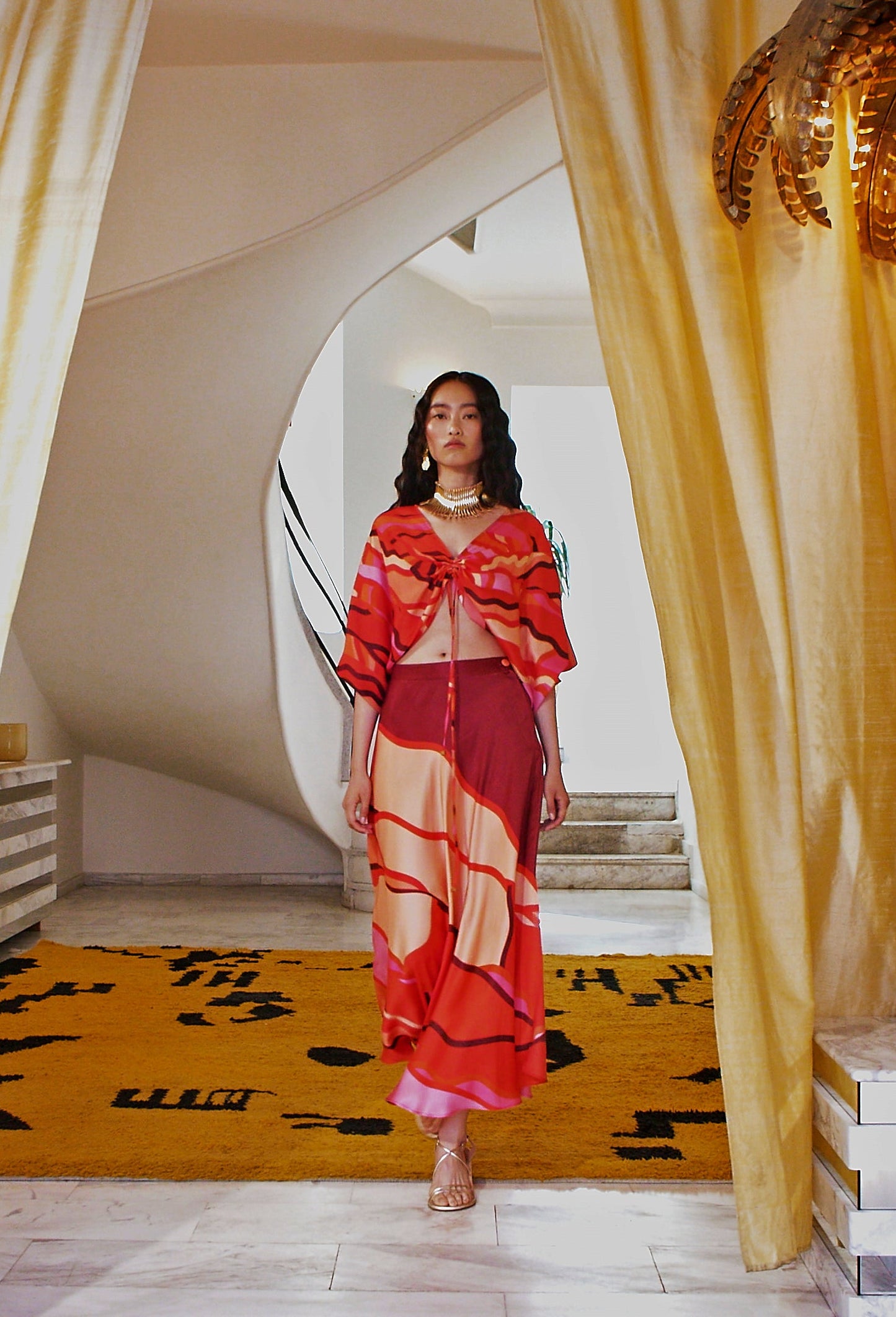 Thetis Skirt in viscose/rayon