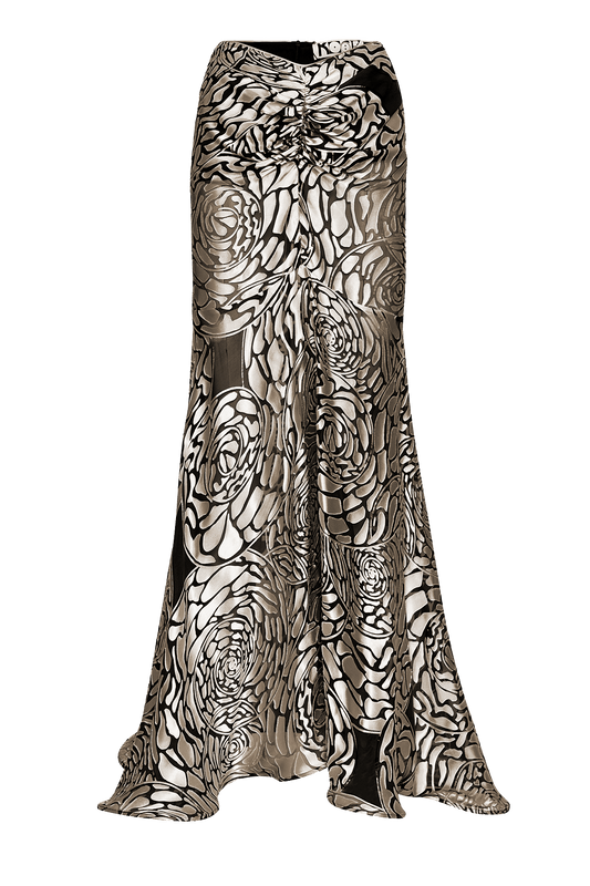 Ulla Skirt in Silk Burnout
