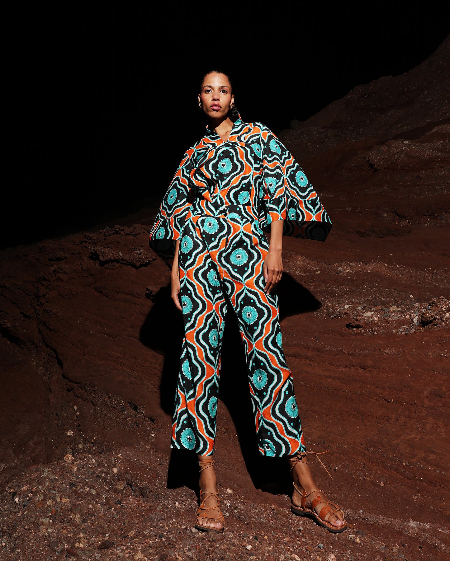 Sophie tunic blouze in silk/cotton