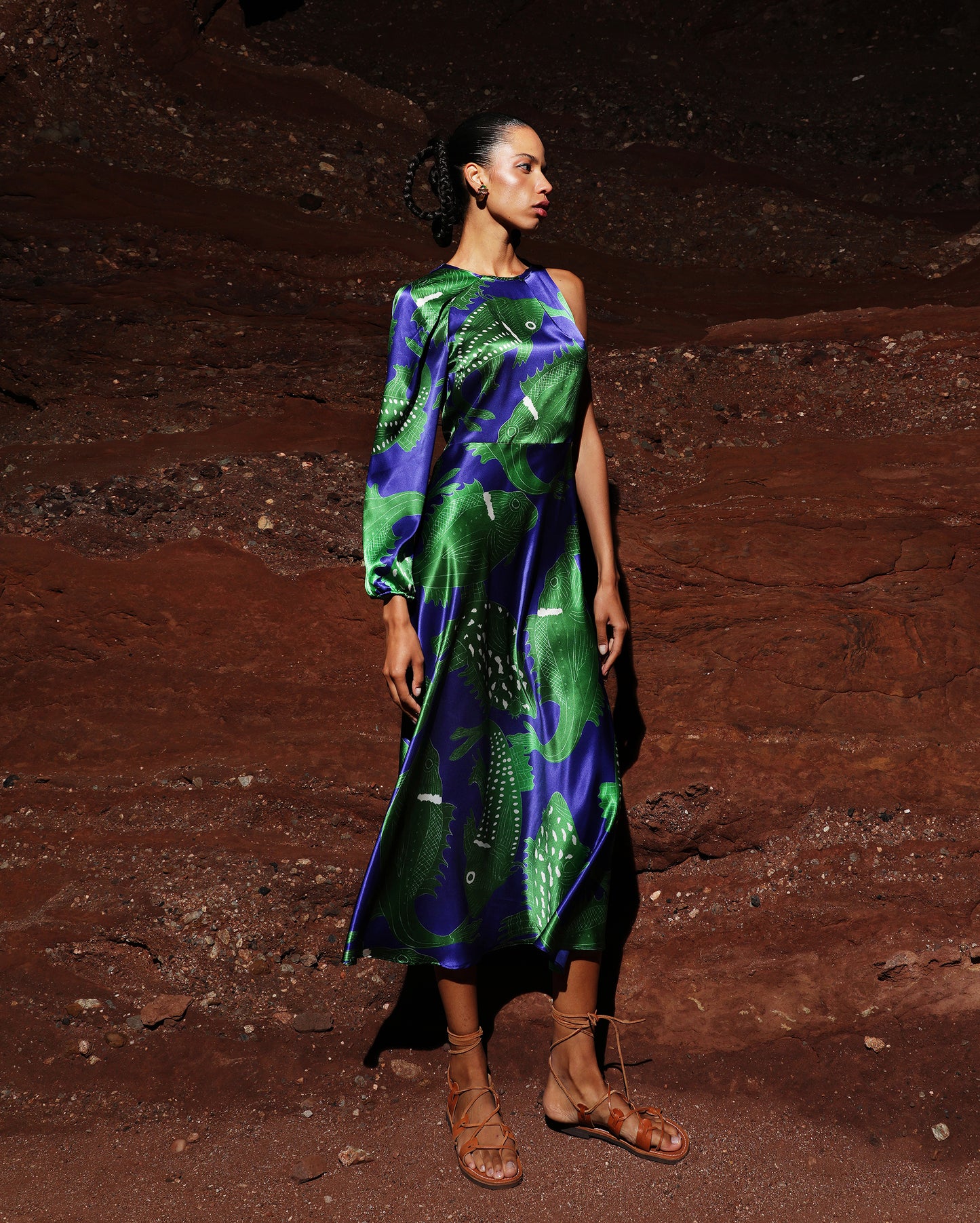 Frederiki dress in silk