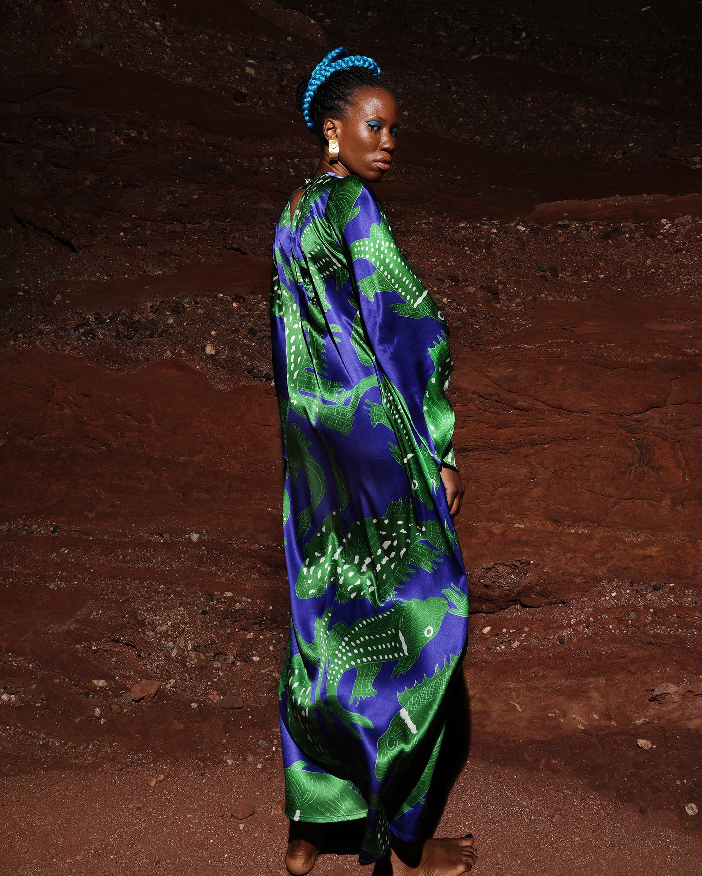 Athena dress in silk