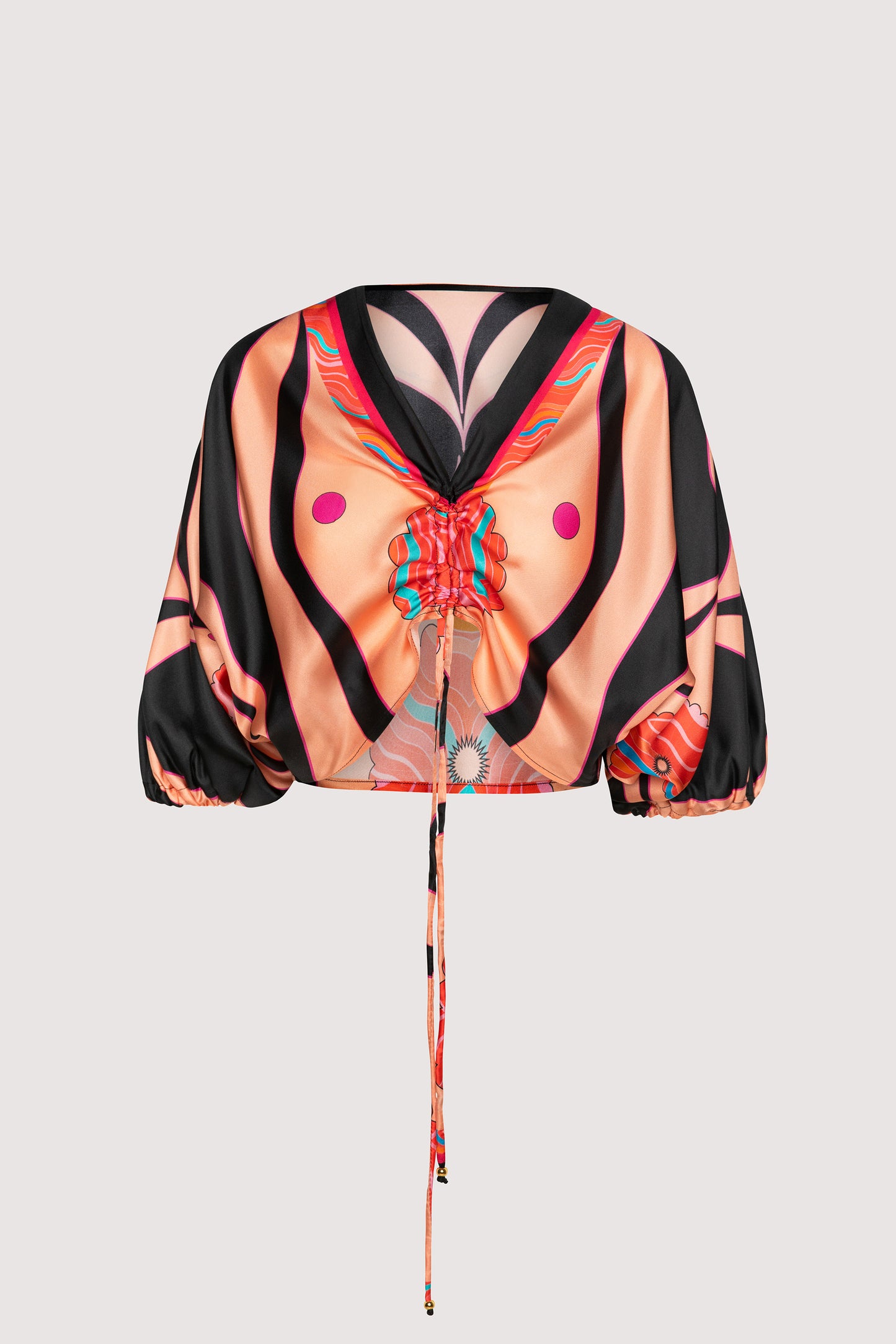 Elias top in silk
