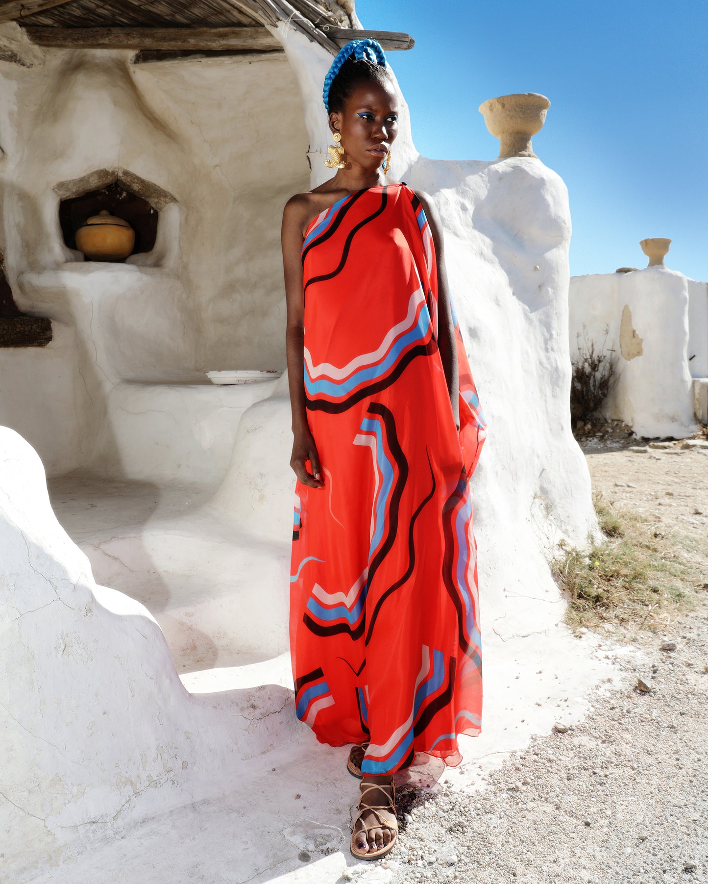 Kallas dress in silk