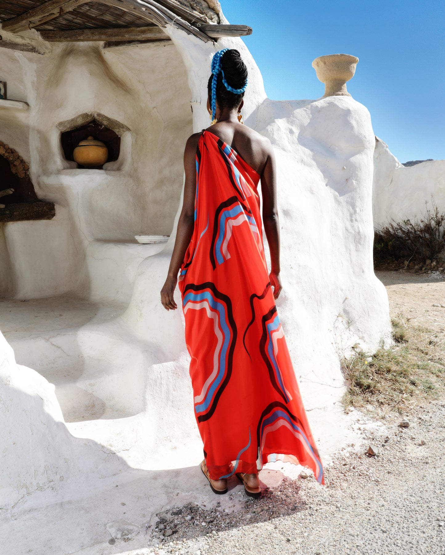 Kallas dress in silk