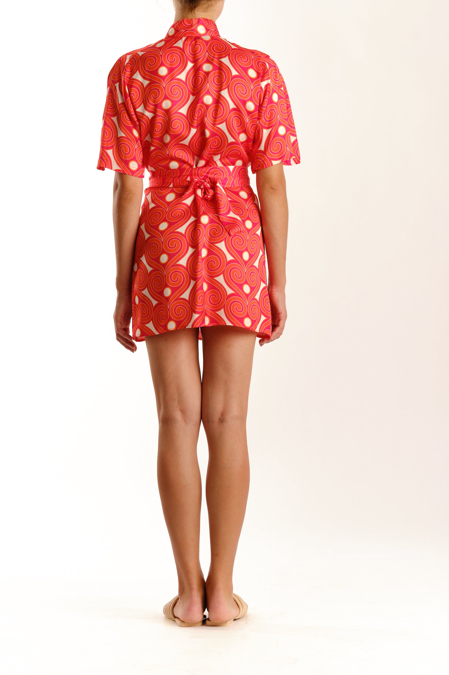 Beatrice mini gathered dress