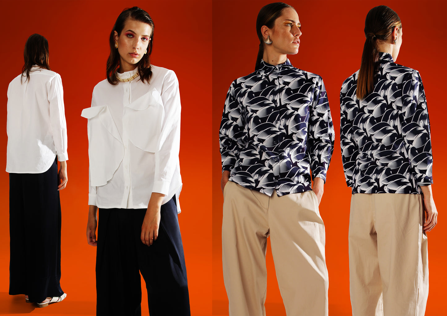 Cecile ruffled shirt