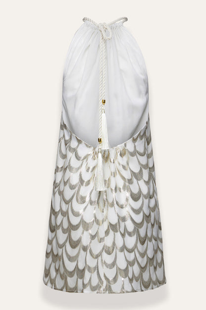 Jeniffer dress in Silk Fil-coupè
