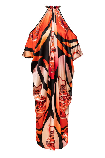 Chrysallis caftan in silk