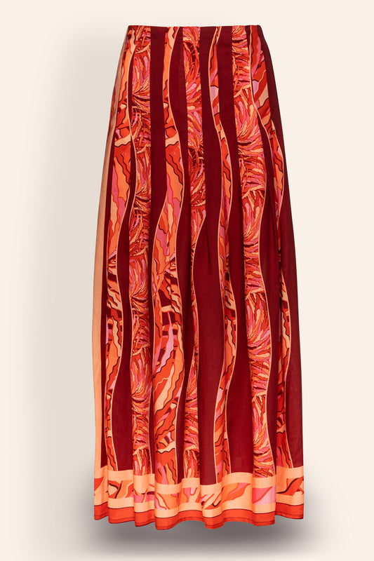 Albion pleated skirt in Tencel ™