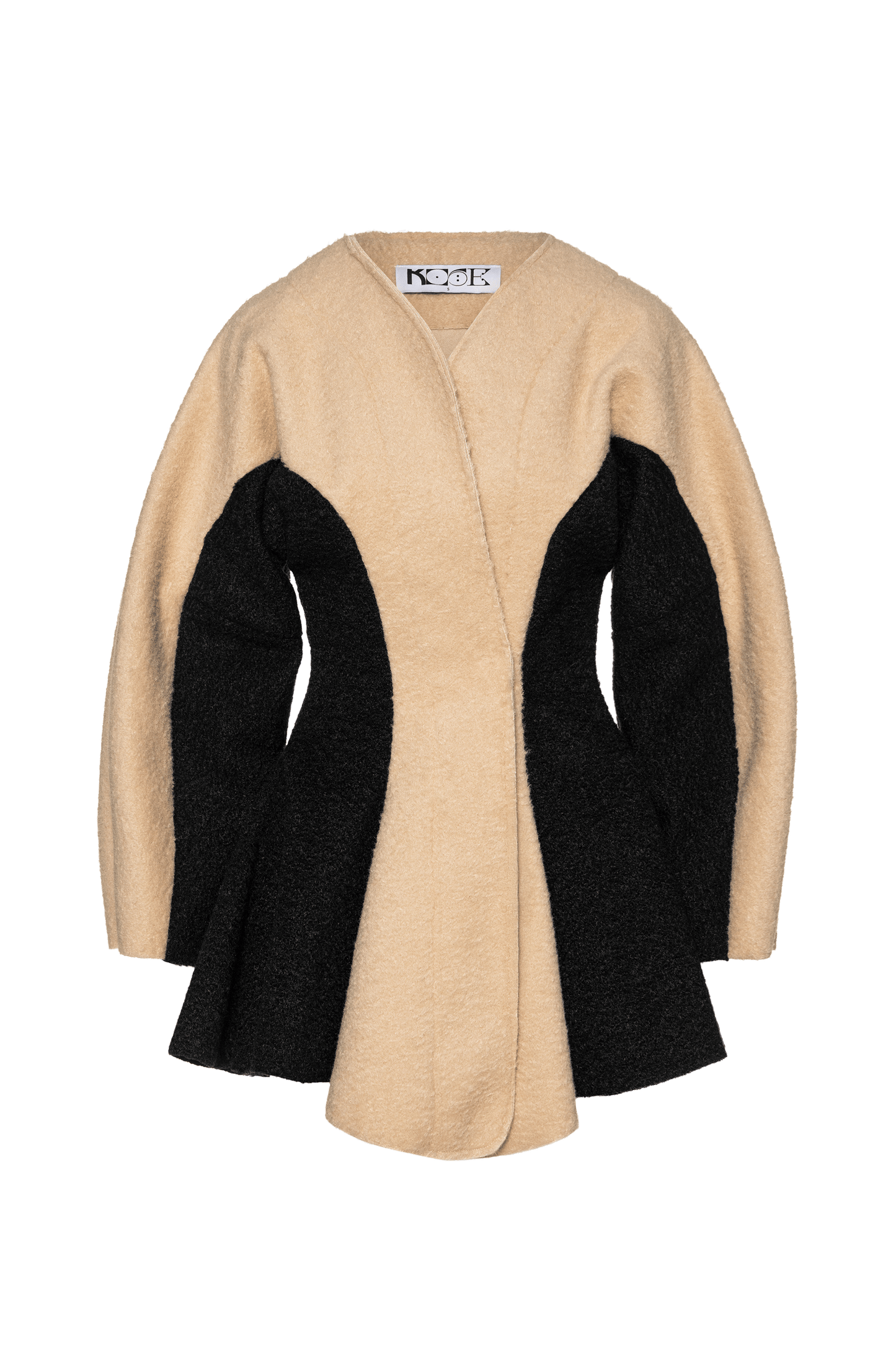 Crescent Moon jacket in Brushed Wool