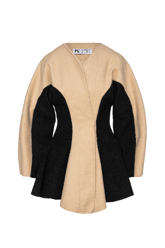 Crescent Moon jacket in Brushed Wool