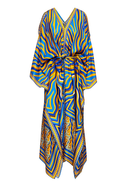 Ecuador Kaftan in silk.