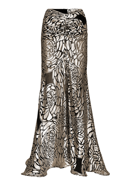 Ulla Skirt in Silk Burnout