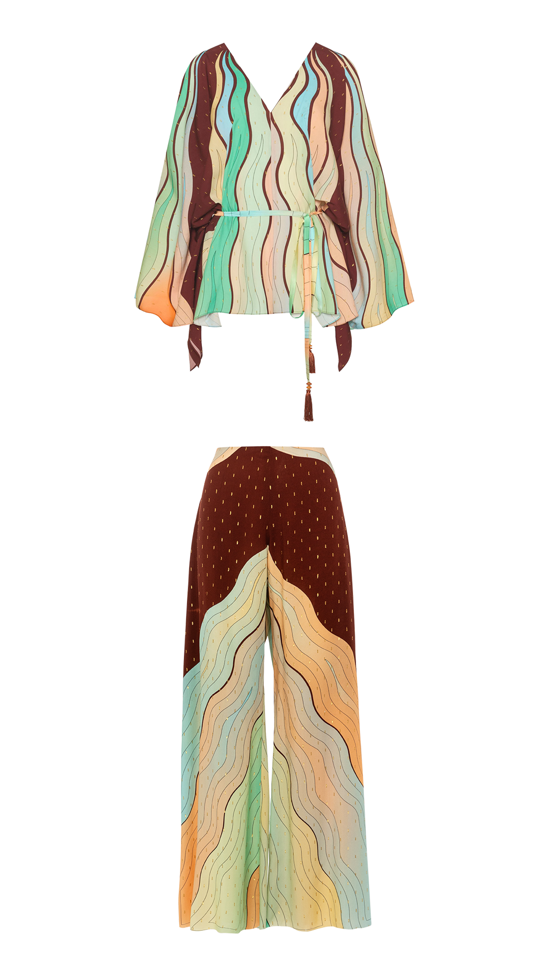 Ecuador set in Lurex