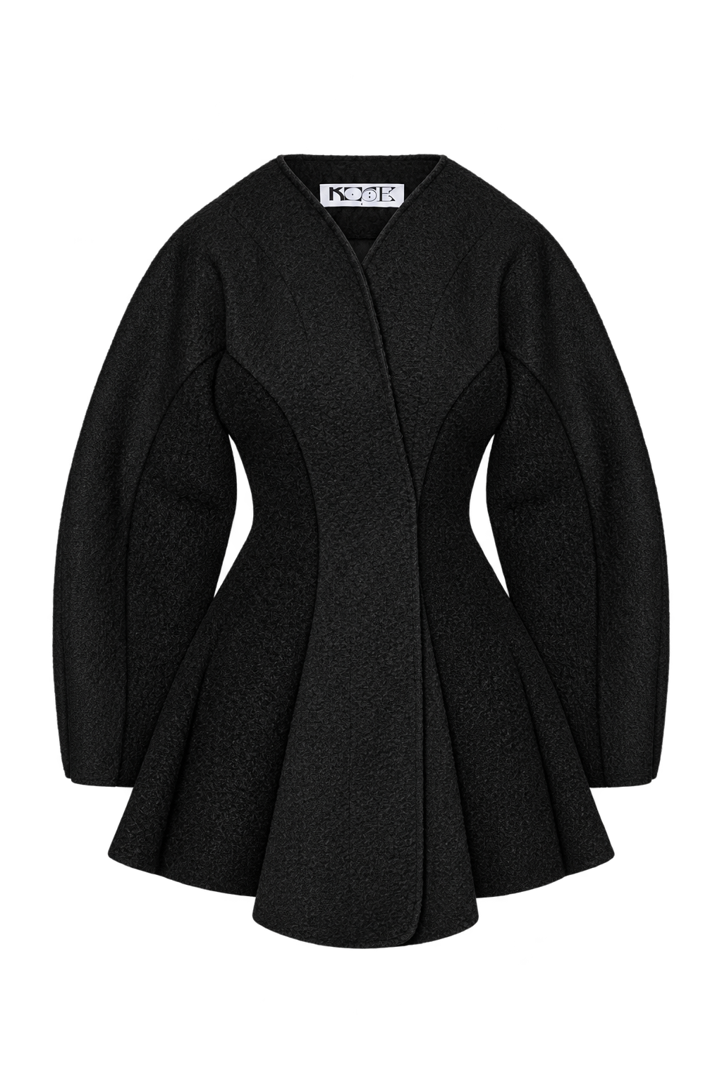 Crescent Moon jacket in Brushed Wool