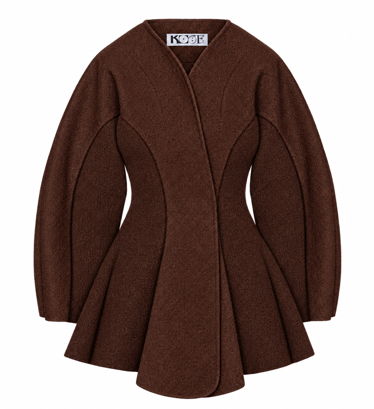 Crescent Moon jacket in Brushed Wool