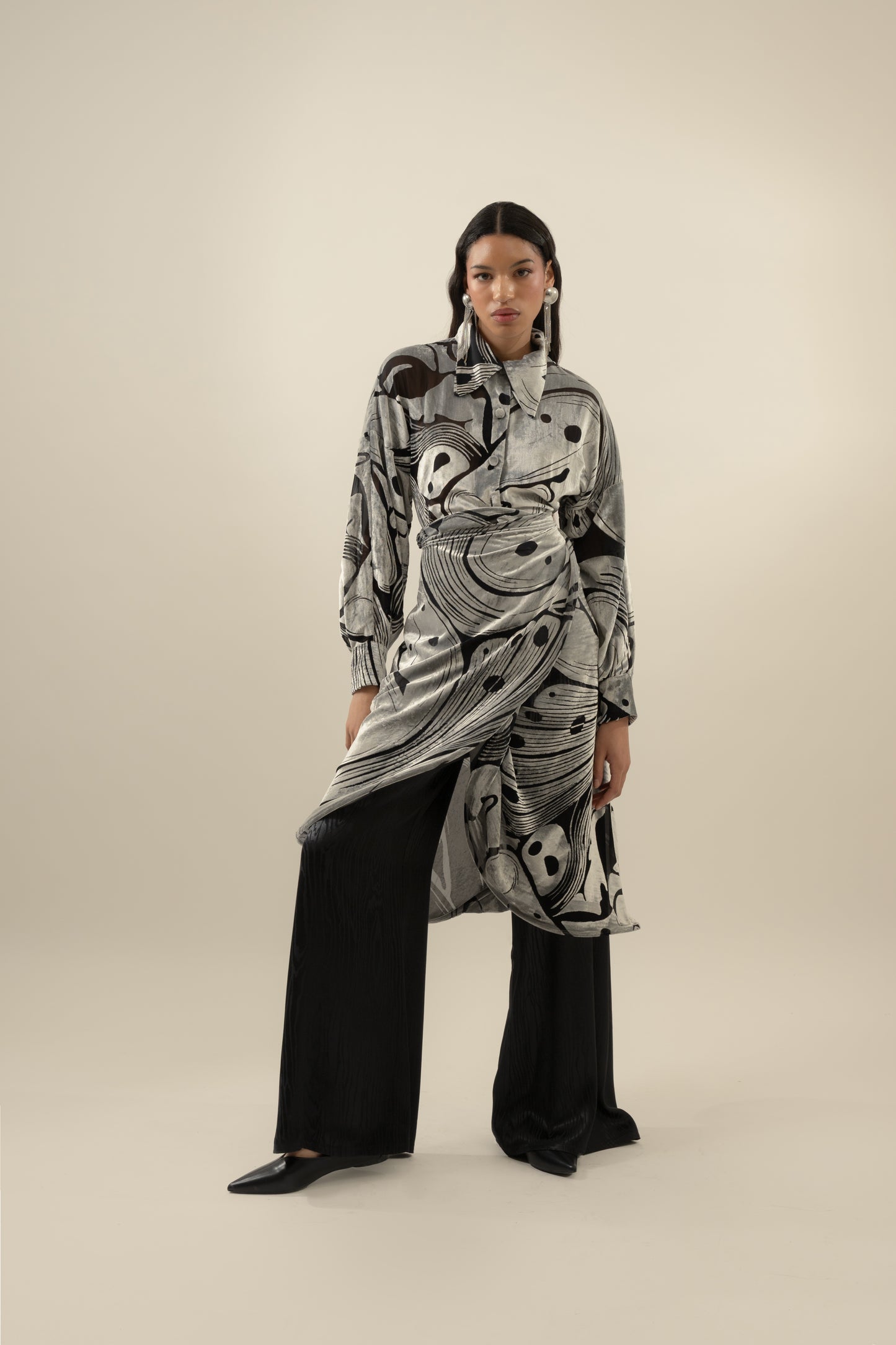 Stellar Cape in Velvet Burnout
