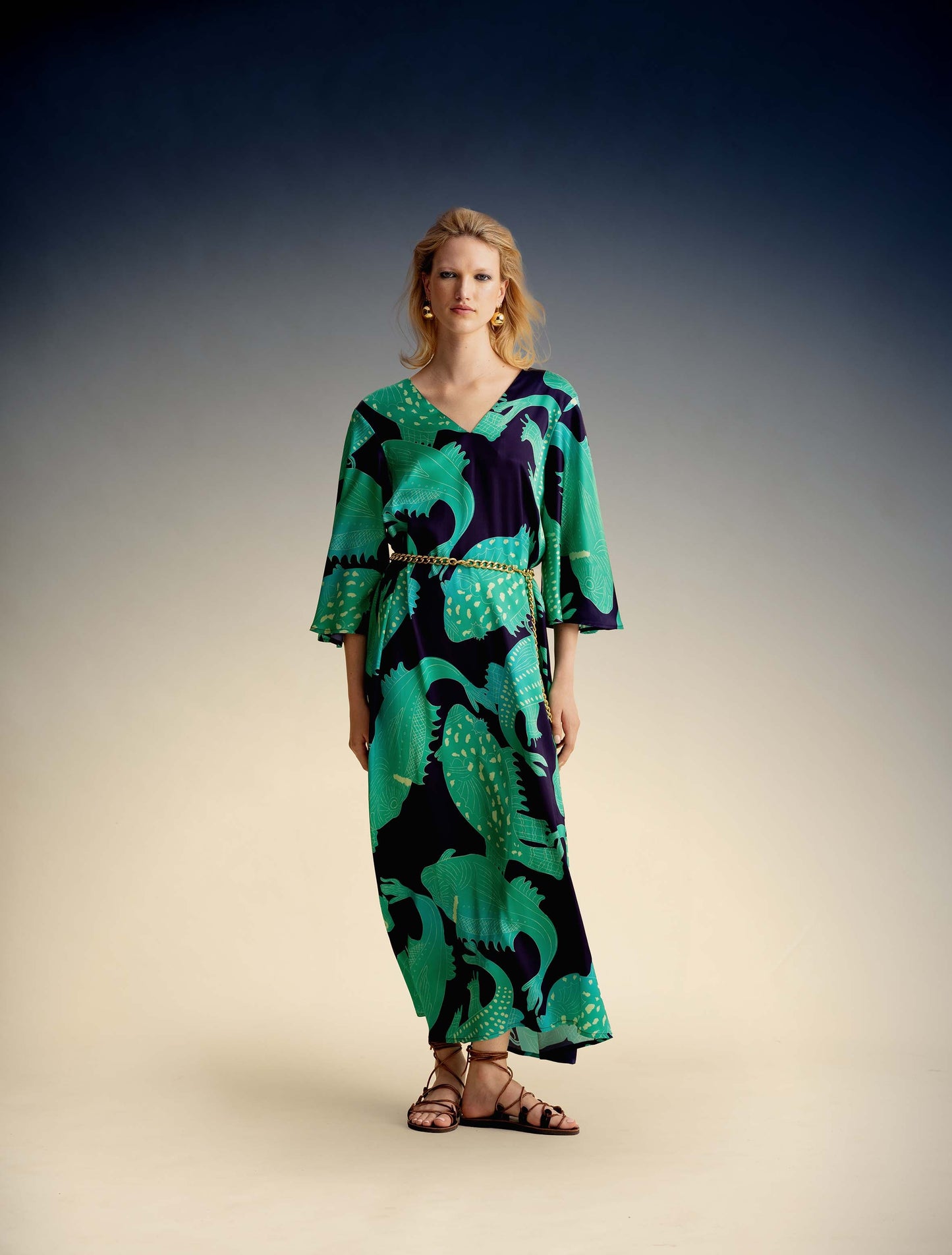 Athena dress in viscose