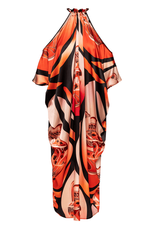 Chrysallis caftan in silk