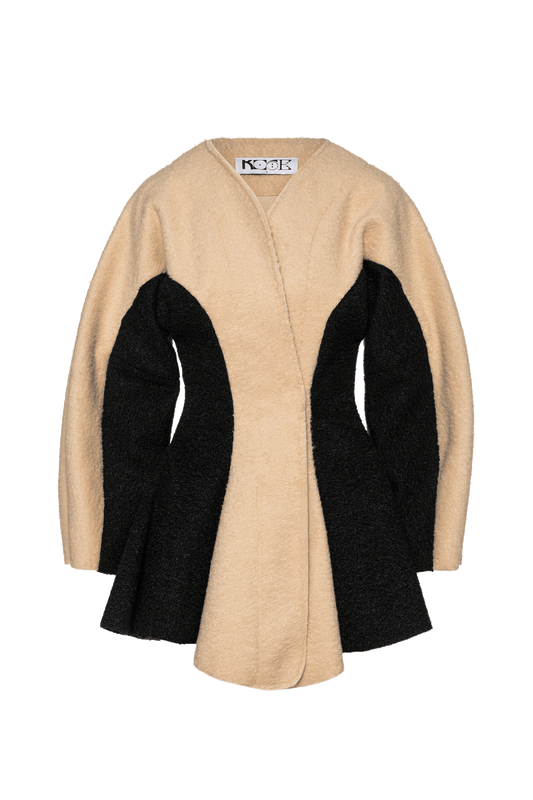 Crescent Moon jacket in Brushed Wool