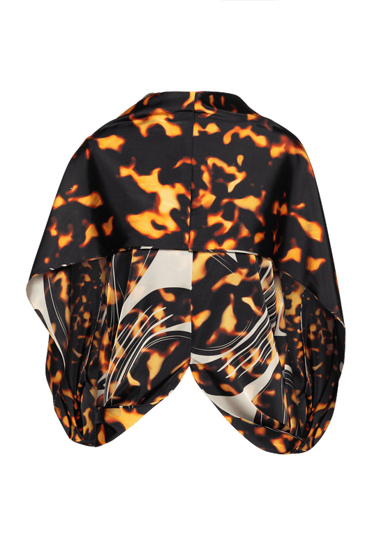 Danae scarf top in Polyester