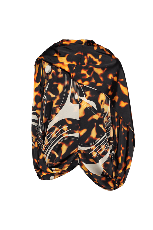 Danae scarf top in Polyester