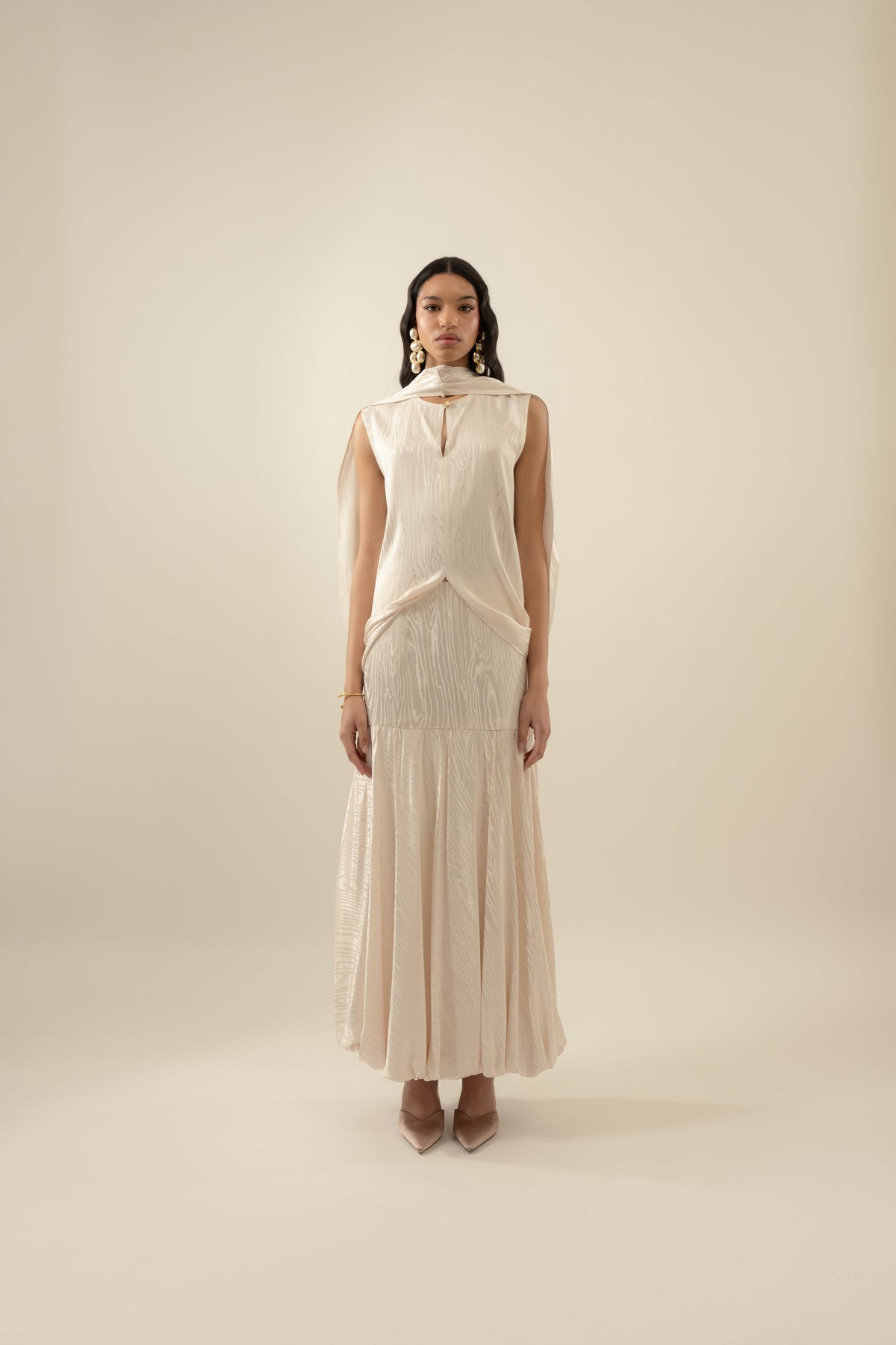 Danae Scarf Top in Viscose