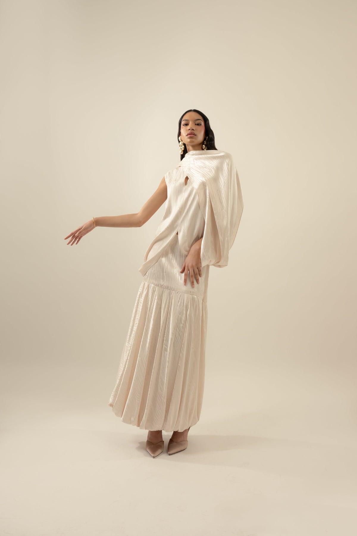 Danae Scarf Top in Viscose