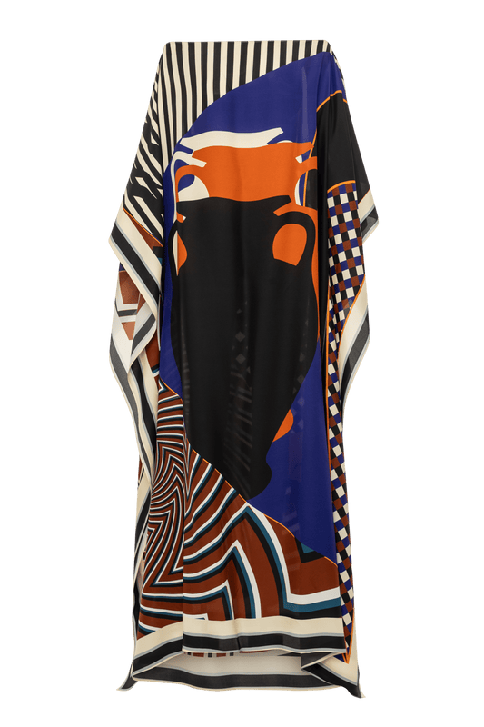 Efterpe Kaftan in Silk/Viscose