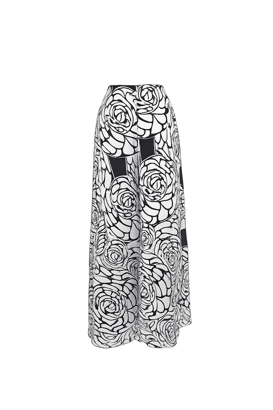 Elli trousers in silk Devore