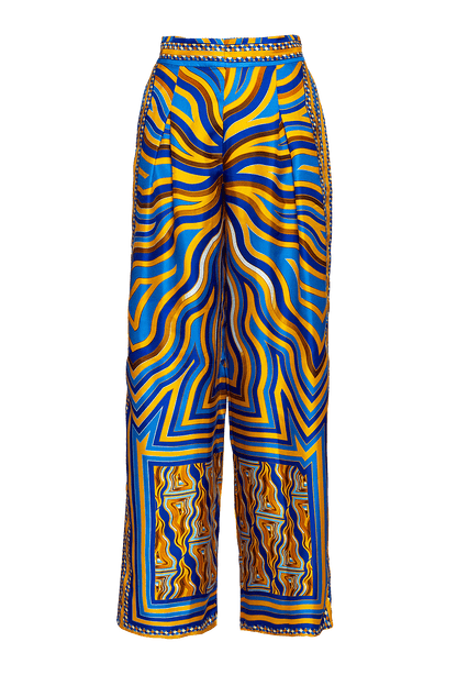Odaliska Trousers in Silk.