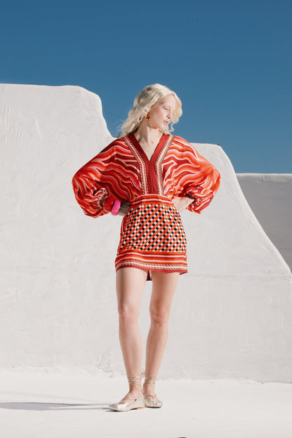 Irene Mini Dress in Tencel.
