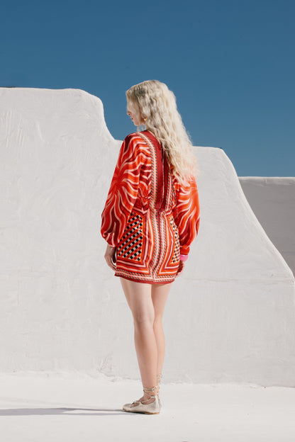 Irene Mini Dress in Tencel.