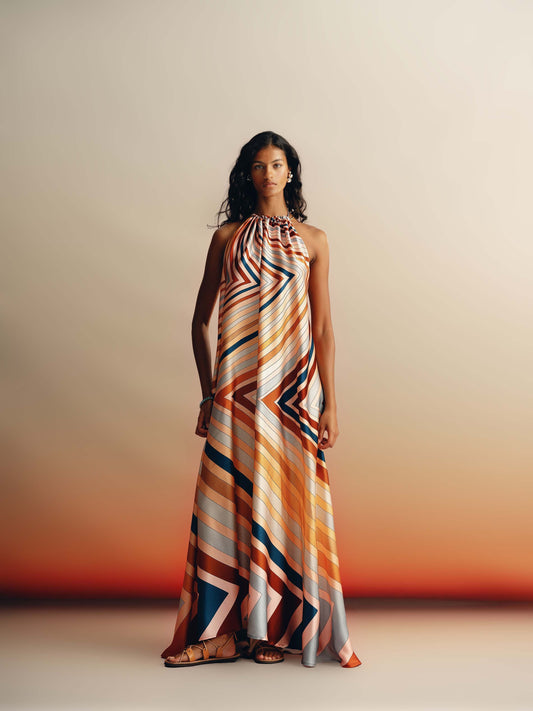 Jeniffer Maxi Dress in Viscose.