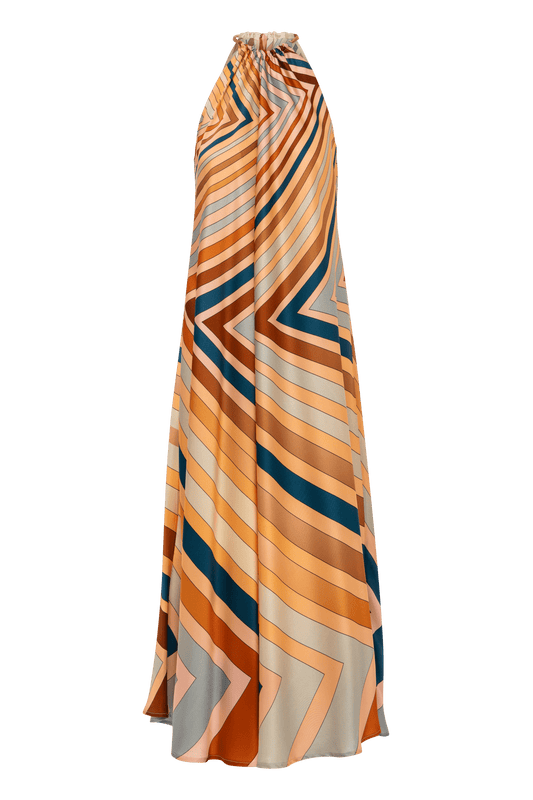 Julia Bias Cut Dress in Viscose