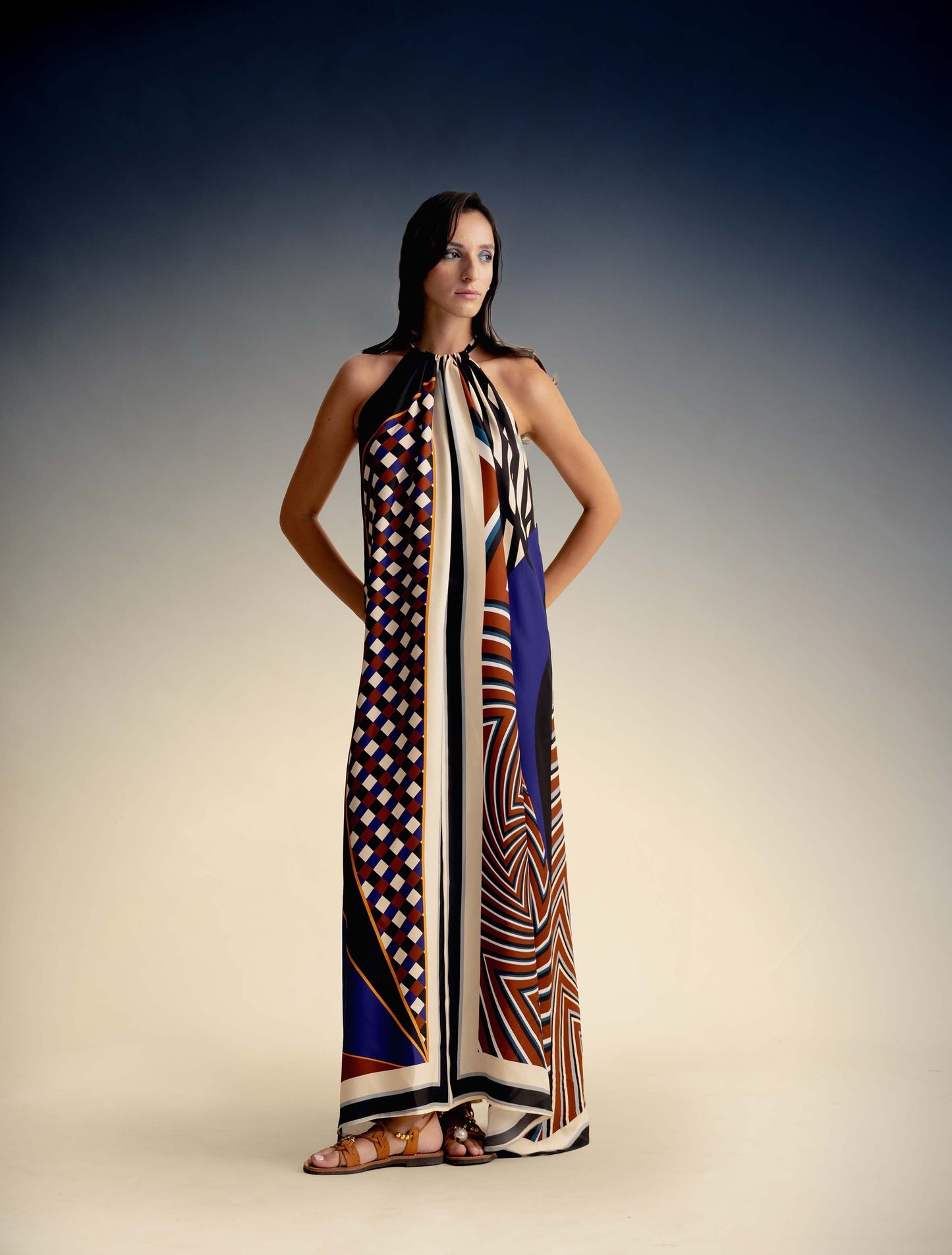 Julia dress in Silk/Viscose