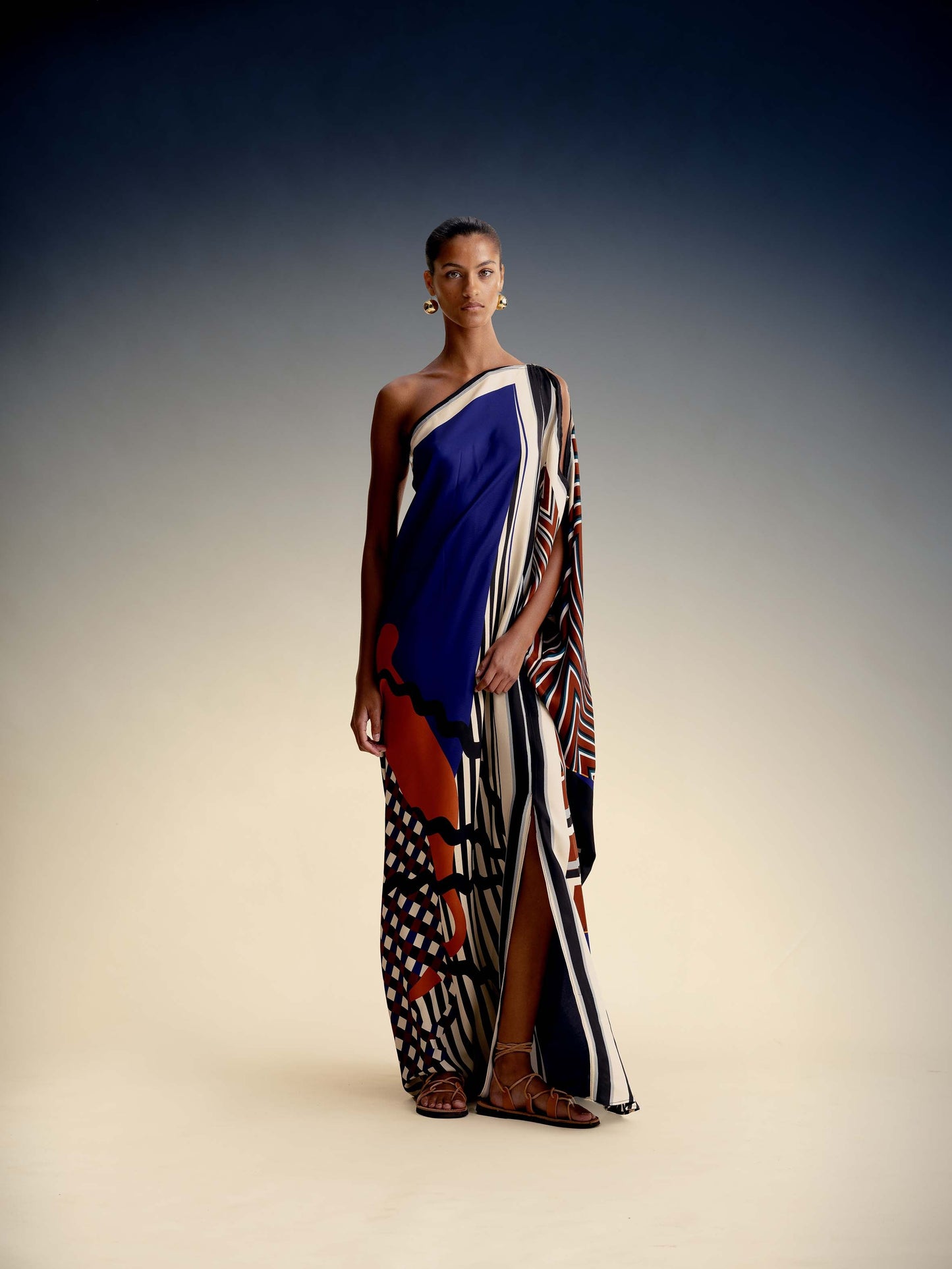 Kallas dress in Silk/Viscose