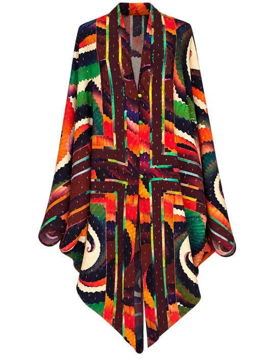 Mnemosyne dolman sleeve top in Lurex