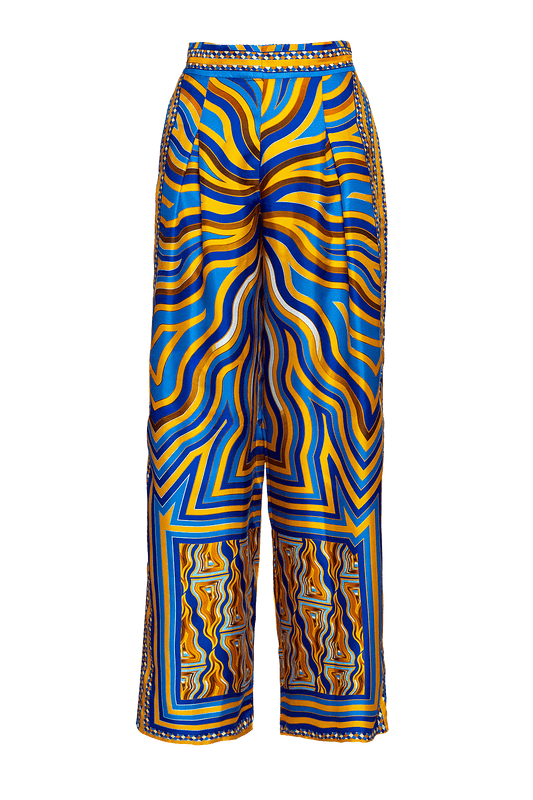 Odaliska Trousers in Silk.
