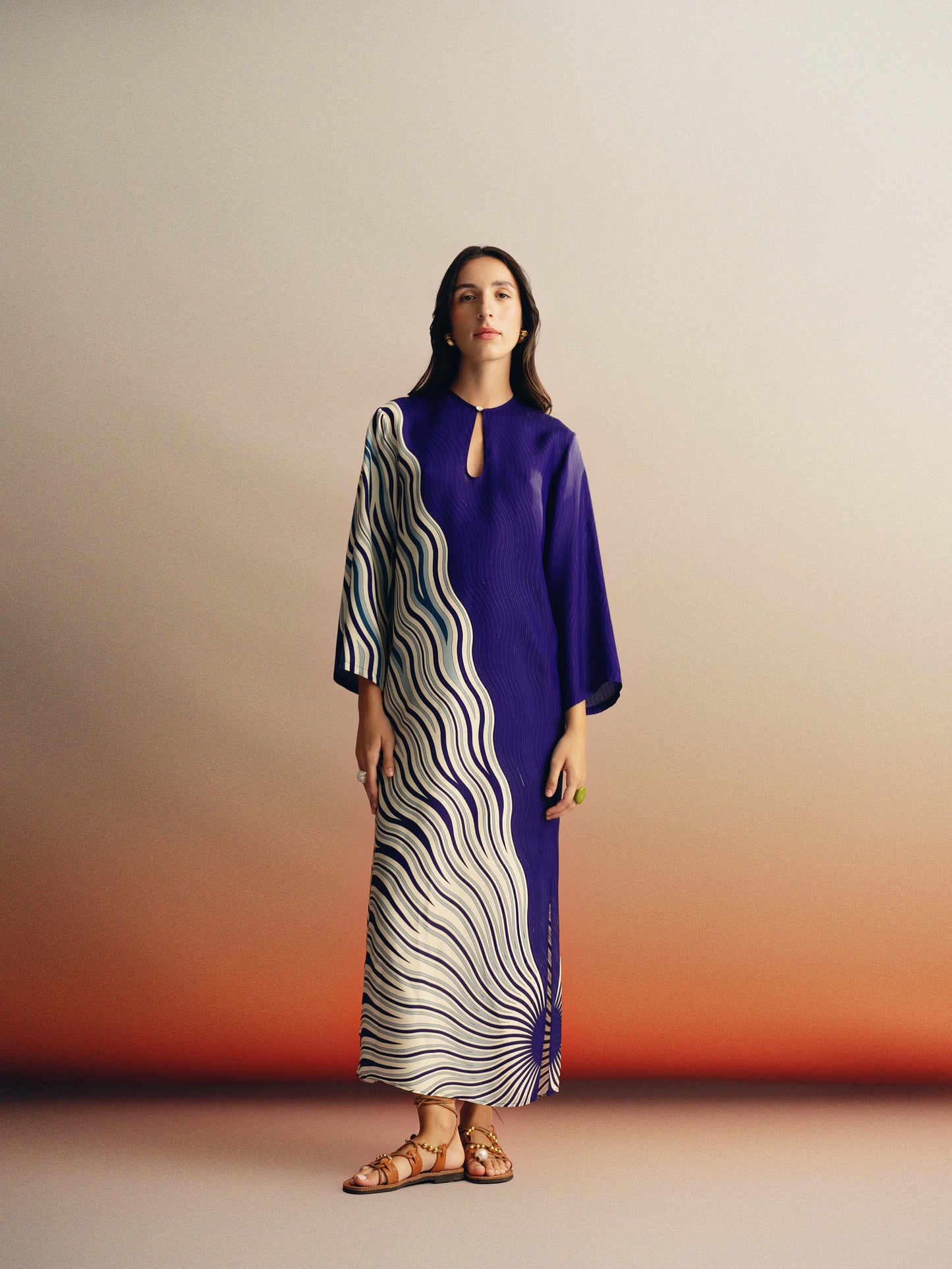 Theresa Tunic dress in Silk/Viscose