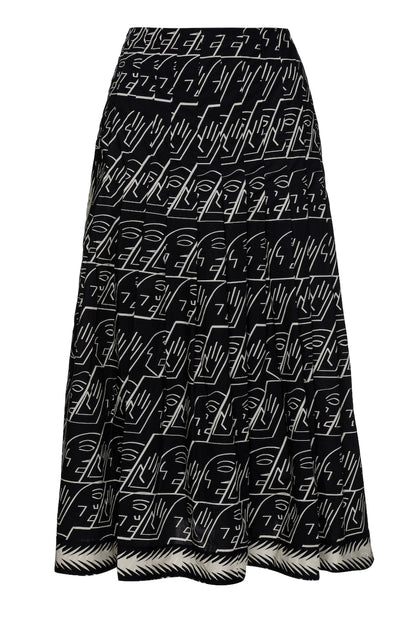 Artemis pleated skirt